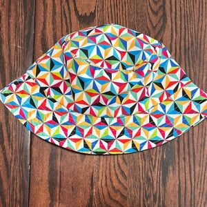 Epcot Center Spaceship Earth Pattern Disney Bucket Hat